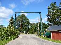 The bridge over the canal.