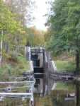 The flight of locks from downstream