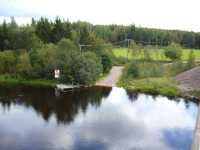 Sjsttningsrampen vid Utsund sedd nedstrms frn landsvgsbron.