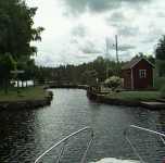 Entering the lock.