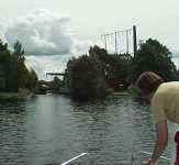 Entrance to the upper lock from upstreams.