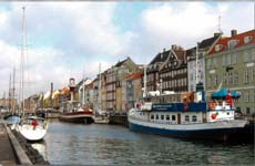 Trangraven sedd frn Christianshavns kanal ut mot sundet mellan Sjlland och Amager