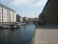 Vy sterut frn mynningen i sundet mellan Amager och Sjlland