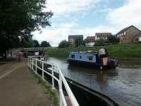 Narrowboats p Trent & Mersey utanfr lyftverket