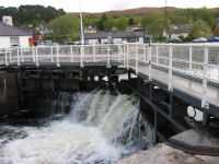 Andra slussen i Caledonian Canal