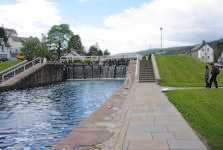 Slussarna i Fort Augustus