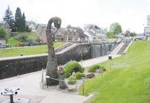 ntligen! Nessie i Fort Augustus