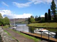 I Loch Ness efter slussarna i Fort Augustus