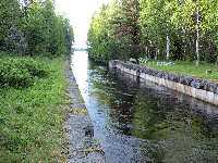 Haapavirta lock without the gates.