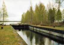 Haapavirta lock chamber downstreams.