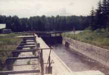 The locks towards Lake Nuorajärvi.