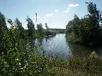 Vy s�derut �ver sista delen av kanalen
