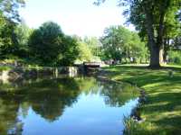 Notholmens sluss uppstr�ms.