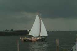 Typisk holl�ndskt segelb�t.