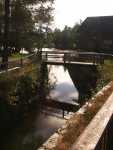 The side canal's outlet in lake Lonnen