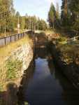 The side canal south of the bridge