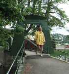 Ingrid at the northern bridge