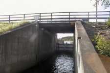 The lock seen from downstreams