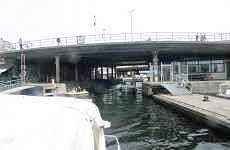 Slussen sedd fr�n v�ster