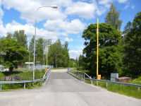 Bron ver kanalen vid Kanalgatan i Ramns.