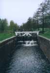 The top of Srkvarn's flight och locks in Hallstahammar