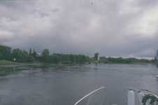 Vy frn Elbe uppstrms Magdeburg.
