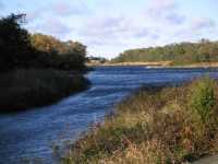 Vy norrut fr�n bron �ver S�dersundet.